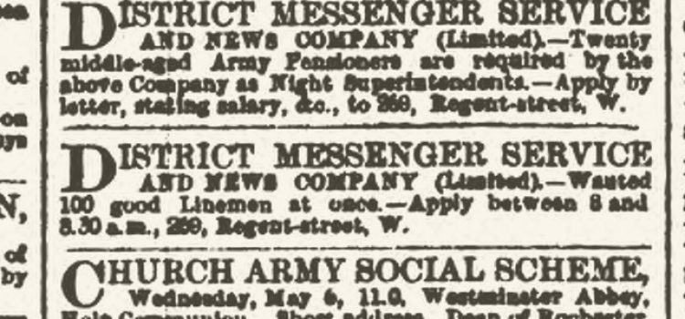 District Messenger Service & Co